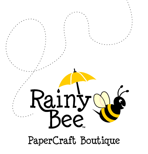 Rainy Bee Paper Art and Earrings